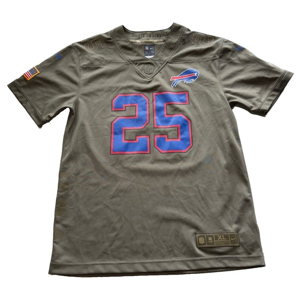 Nike Buffalo Bills LeSean McCoy #25 Jersey Youth X-Large XL Salute To Service